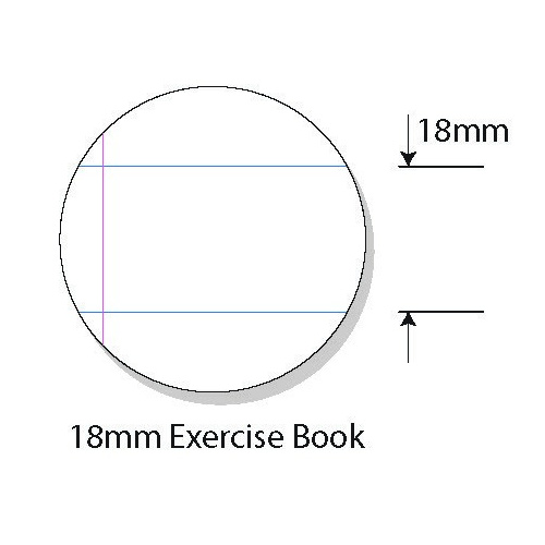 Exercise Book A4 48 Page 18mm Writer Premium EB6530 Pack 20 VICTORIA ONLY Red Margin
