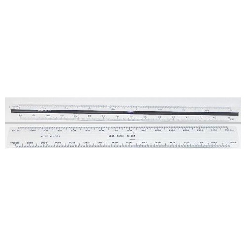Scale Ruler Kent 300mm Double Sided 64M 1:125 1250 250 2500 400 4000 800 80 Handscale