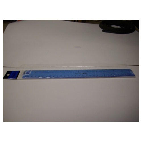 Ruler 300mm Plastic Flexible PP Hangsell Deli - each assorted colours 