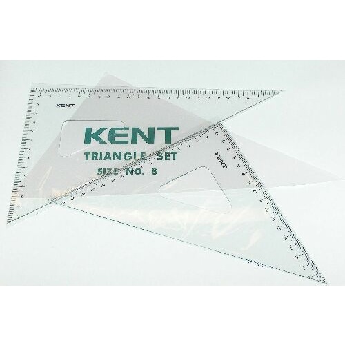 Set Square 250mm Kent 8 - set 2  0087080 ** not normally stocked #0245980