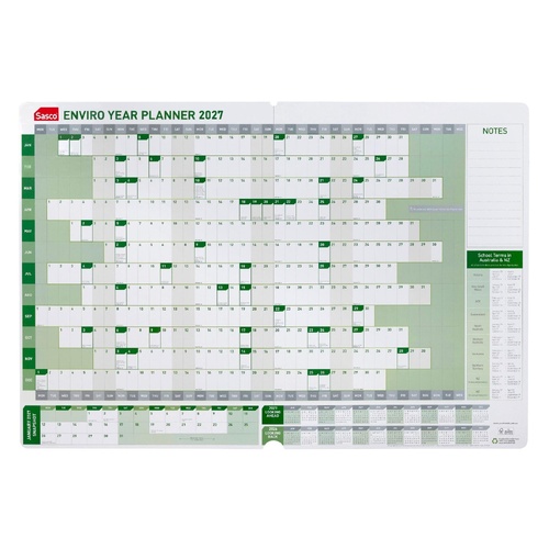  Year Planner 2027 Sasco 610x870 Recycled 10596 Enviro Kit #1059627