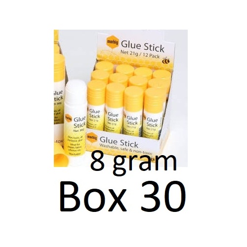 Glue Stick Marbig  8g grams box 30 975500 