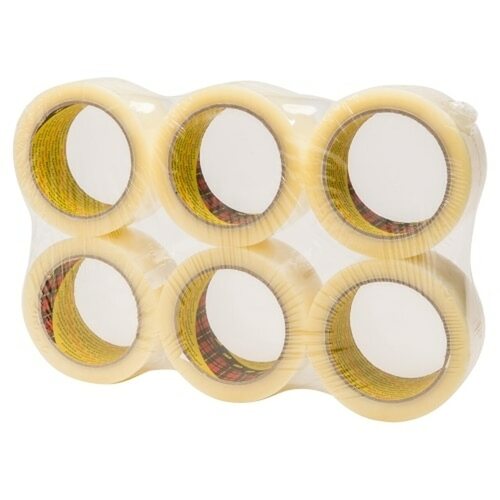 Tape Packaging 3M Box Sealing 370 48x75m 6x Clear Highland Scotch ID 7000096098