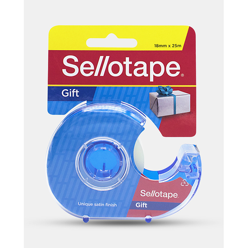 Gift Tape Sellotape 18x25m #960136 semi-matt finishing tape