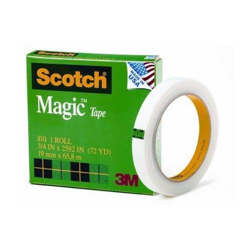 Tape Invisible 3m Magic 810 18x66m 1x roll Scotch office Refills