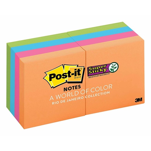Post It Note 51x51 x 8 622-8SSAU Rio De Janeiro Super sticky 70005250926 