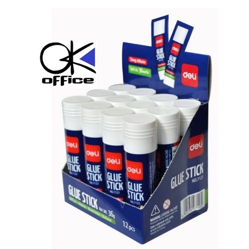 Glue Stick  Deli 36g grams box 12 7123 Large