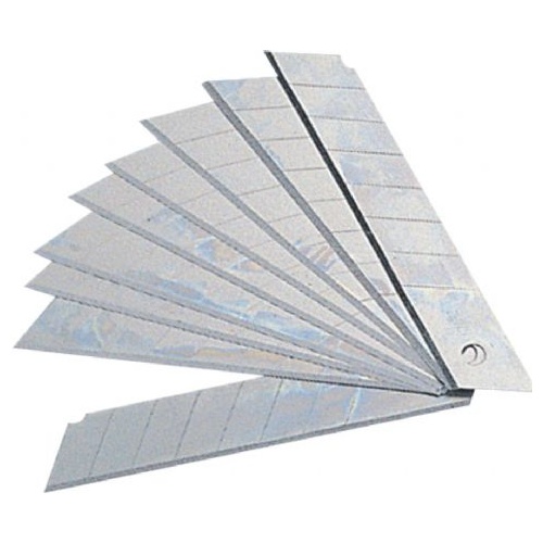 Knife Deli 18mm Large Snap Blades pack 10 refills 2011 cutter just snap the end of the blade off to keep sharp