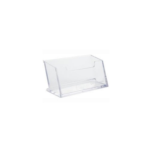 Business Card Stand Acrylic Deli 7623 clear plastic