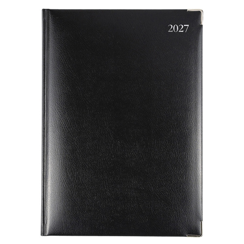 Diary 2027 Bonded Leather A4 149.B99-27 Day to page Management 8am - 6pm 1/2 hourly 
