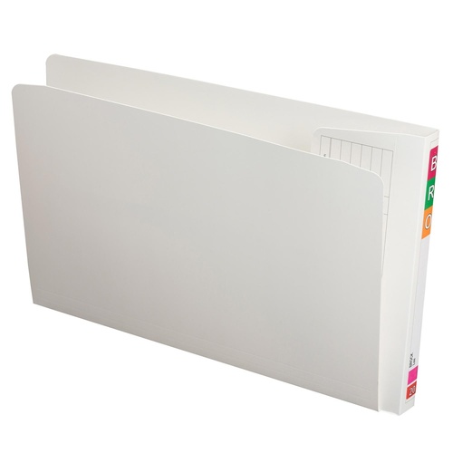 Fullvue Shelf Lateral File White  Avery 165707 50mm Gusset Box 100 White Foolscap