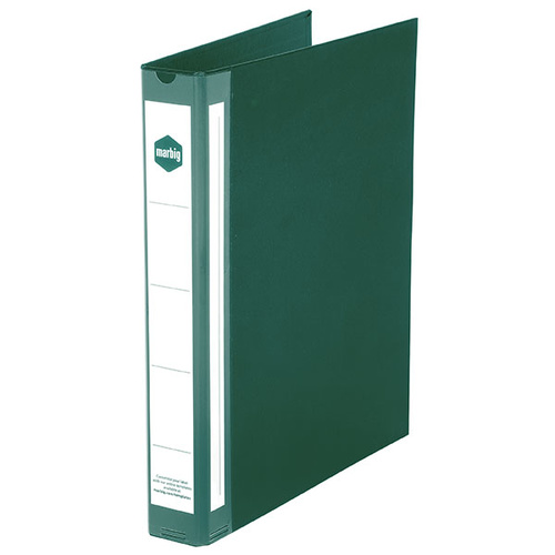 Ringbinder A4 3/26/D Deluxe Green Marbig 5073004