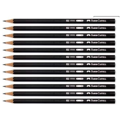 Pencil Faber-Castell 1111  HB Box 12 Black 12-111100