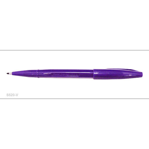 Pen Pentel Sign S520V Violet Box 12