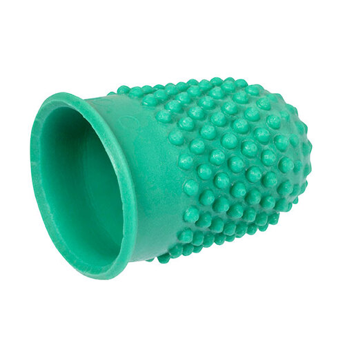 Thimblette Size 0 - 16mm box 10 Rubber Finger cones #23520304 REXEL 
