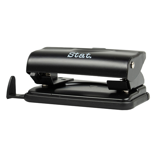  Paper Punch 2 Hole  20 sheet METAL BLACK 28788 Medium STAT