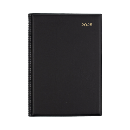 Diary 2027 Belmont 287.V99-27 A52 287 BLACK 2 Days to a Page 8am-5pm 1 hour Collins