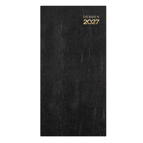 Diary 2027 Kyoto B6/7 3601.P99-27 Slimline Week To An Opening Black landscape (176 x 88mm) Week to View #818875