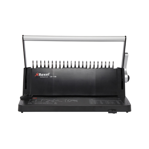 Binding Machine plastic coil punch 11 sheets 21 loop CB1150 Rexel up to 400 sheets