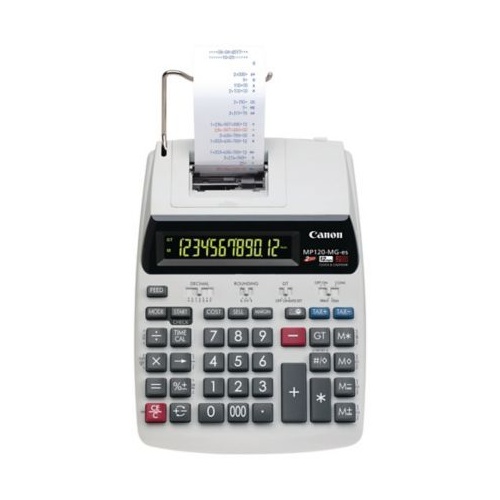 Calculator 12 Digit Canon MP120 2 Colour Desktop Printer MP120-MG-es MP120MGII 4549292092790