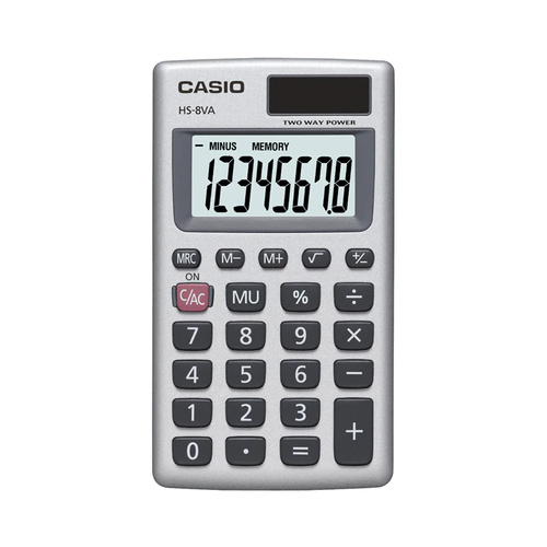 Calculator Casio HS8VABP Electronic 8 Digit Blister
