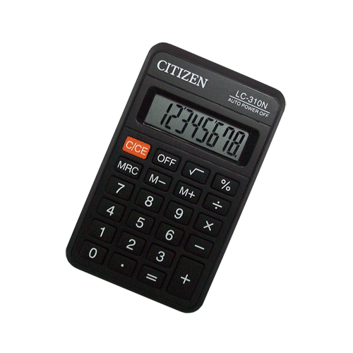 Calculator Citizen LC310 8 Digit Dual Memory