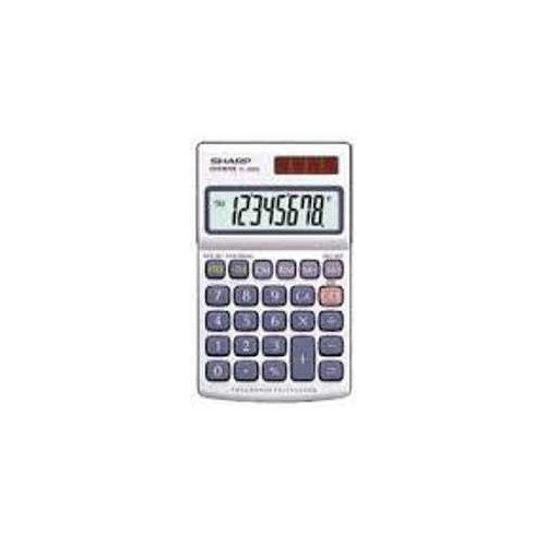Calculator  8 Digit Sharp EL326SB With Protective Wallet