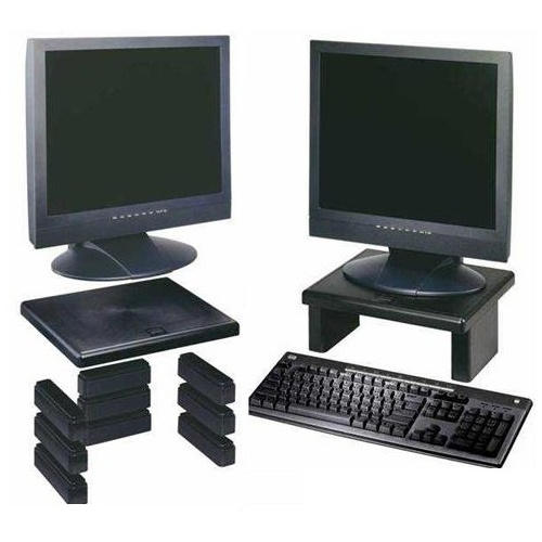 Monitor Riser Height adjustable from 2.54cm to 12.2cm DAC MP107
