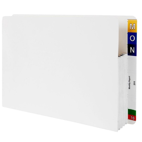 Lateral Concertina Wallet FC 43958 Avery White 85mm expansion box 25 shelf lateral files