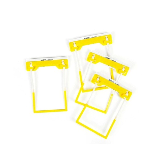 Tubeclip Box 500 Yellow Avery 44001 3 piece file fasteners * bulk pricing