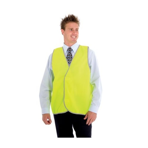 Safety Vest High Visibility Zions L Yellow - each 