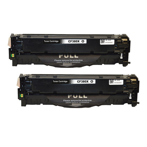 Laser for HP CF380X #312X Premium Generic Remanufactured Black Toner x 2