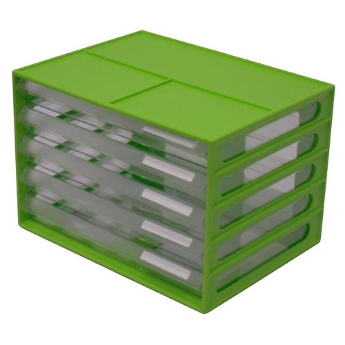 Document Cabinet Italplast I326 5 Drawer Lime
