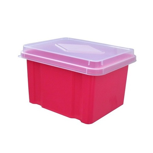 Storage Box Italplast 32 Litre I307 Watermelon Pink I307FWM 