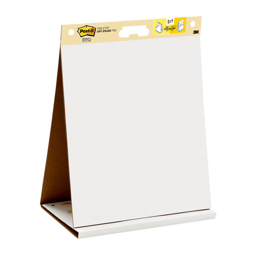 Flipchart 3M 563DE White DRY ERASE Easel Pad 20 sheets 58x51cm Post-it 70007020202 2IN1