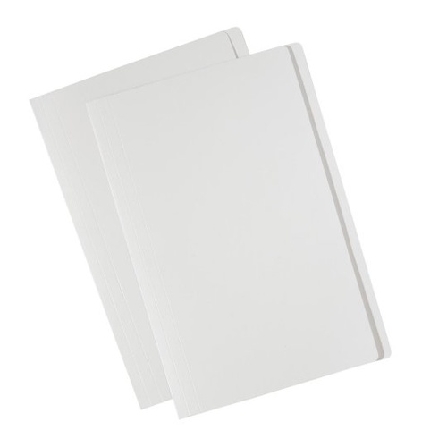 Manilla Folder F/Cap Avery White 88155 Pack 10 Matt White Manilla File, Foolscap, 250gsm