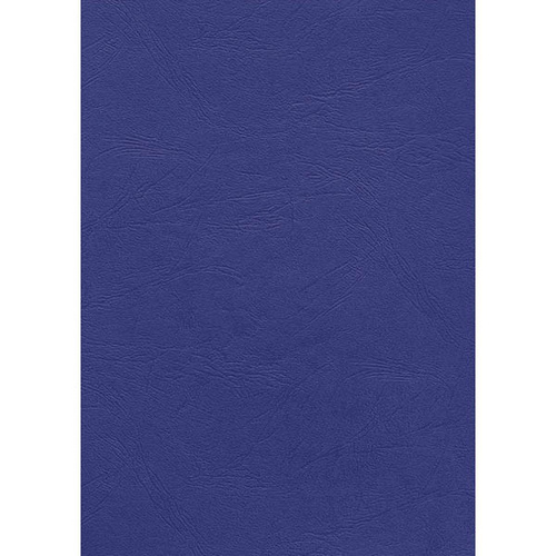 Binding Cover A4 Leathergrain 350gsm Blue box 100 94408