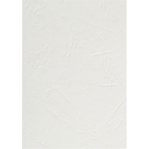 Binding Cover A4 Leathergrain 350gsm White box 100 94409