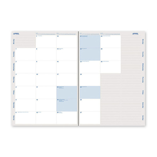  Diary 2023 A4 Planner Upward 9751 Month to view