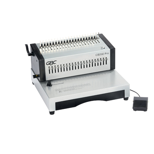Binding Machine Plastic Coil punch 20 sheet 21 loop Electric Heavy Duty with Foot Pedal CB25E PRO (binds up to 450 sheets.)
