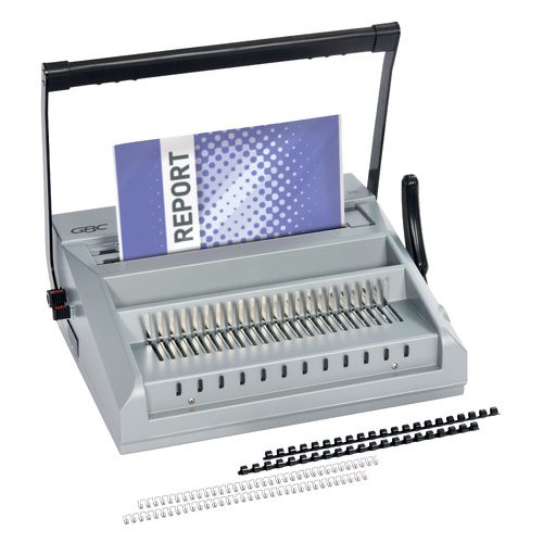 Binding Machine Wire 34 loop 12 sheets GBC bind up to 270 sheets plastic  Plastic 21loop or Wire 34 loop