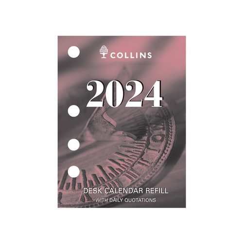 Calendar Side Hole Refill 2024 SIDE HOLE day DCRS-24