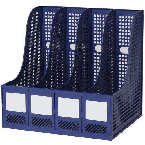 Magazine Rack Arnos Eco Tidy E146 Blue x10 bulk pack * Flat packed for minimal shipment