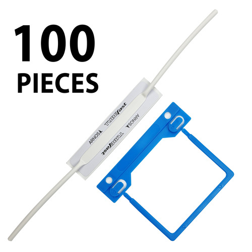 Tubeclip Box 100 Arnos Blue F248B 3 piece file fasteners like tubeclips 10403515