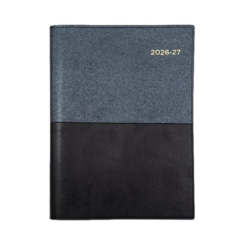 DIARY FINANCIAL YEAR Vanessa A41 26/27 FY145.V99-2627 Black 1 day to page Stock due March