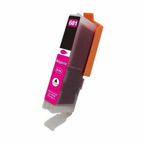 InkJet for Canon CLI-681MXL Magenta Compatible Cartridges