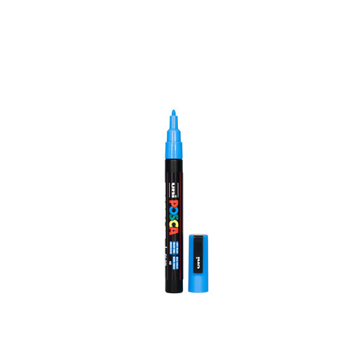 Marker Uni POSCA PC3M Bullet point 1.3mm Line Sky Blue 
