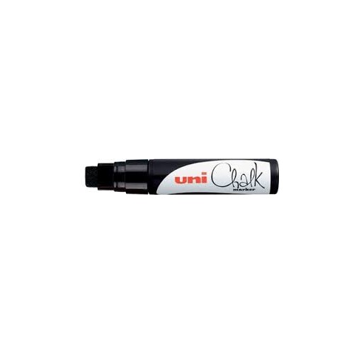 Chalk Marker Liquid Uni PWE17K Black Chisel Tip 15mm approx. Broad PWE17KWH