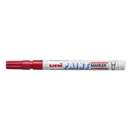 Paint Marker Uni PX21 Red Box 12 Bullet Tip 1.2mm approx. #PX21R