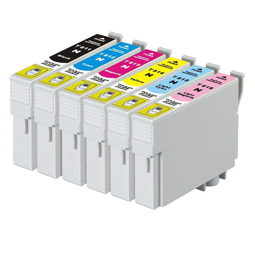 InkJet for Epson #81N Compatible Inkjet Cartridge Set 6 Ink Cartridges Compatible Epson 81N